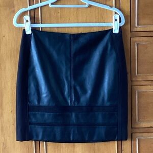 WHBM Vegan Leather Skirt Size 4